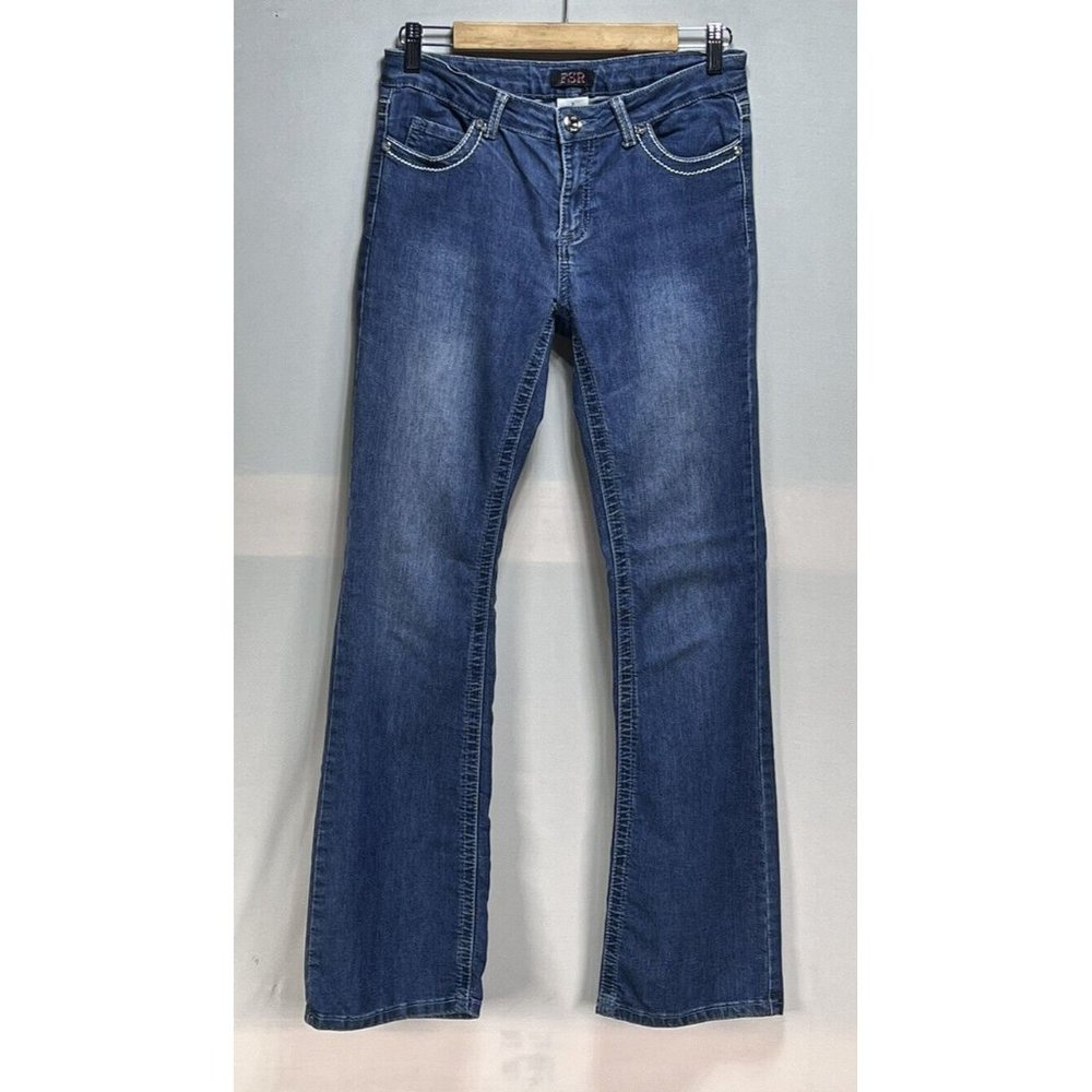FSR Jeans Embellishments Dark Wash Size 3 Junior
